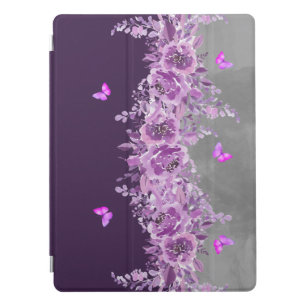 Purple Butterfly Garden iPad Pro Cover