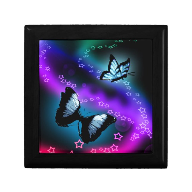 Purple Butterfly Genesis Keepsake Box (Front)