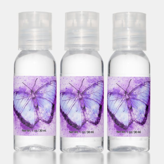 Purple Butterfly Hand Sanitizer (Set)