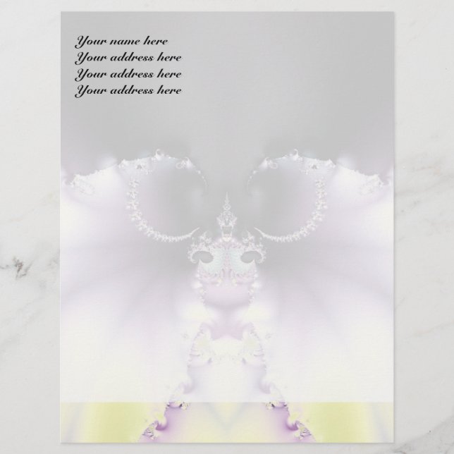 Purple Butterfly Letterhead (Front)