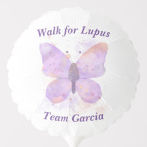 Purple Butterfly Lupus Warrior   Balloon
