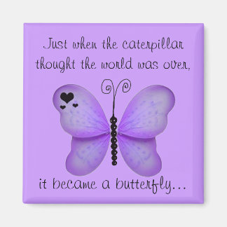 Purple Butterfly Magnet