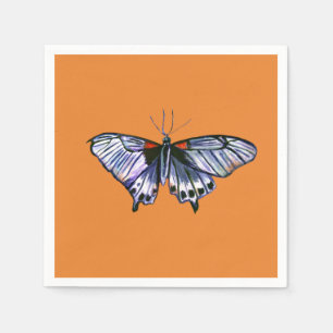 Purple Butterfly Napkins
