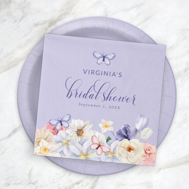 Purple Butterfly Napkins (Purple Butterfly Napkins
)