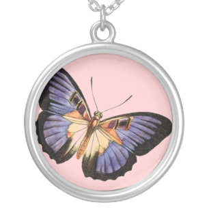 Purple Butterfly Necklace