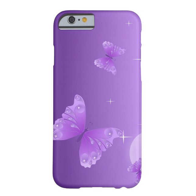 Purple Butterfly Phone Case (Back)