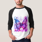 Purple Butterfly Pink Blue Christian Holy Cross