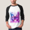 Purple Butterfly Pink Blue Christian Holy Cross