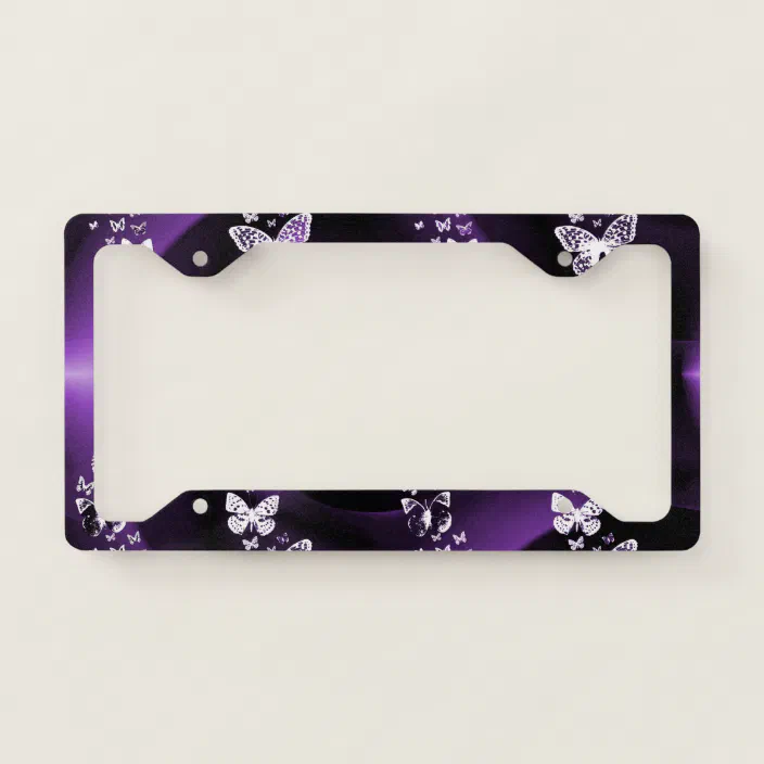 Butterfly License Plate Frame Butterfly License Plate Frame