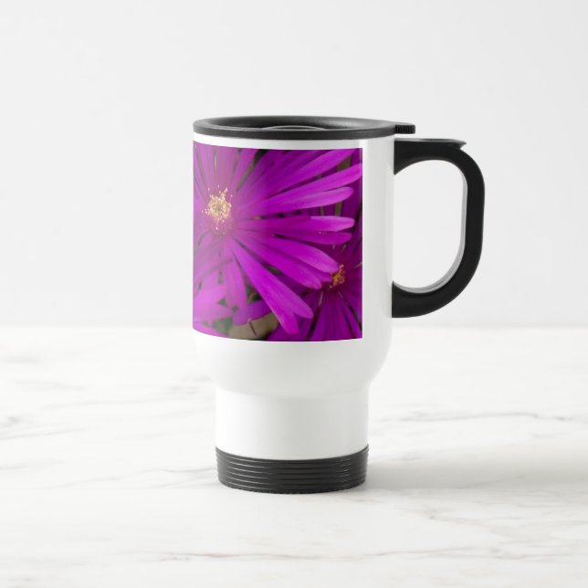 Purple Cactus Flowers Mug (Right)