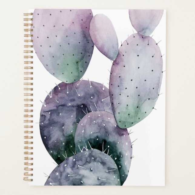 Purple Cactus Planner (Front)