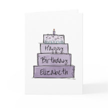 Purple Cake Birthday