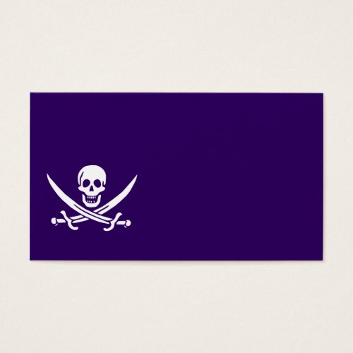 Purple Calico Jack Business Card Template