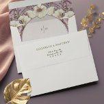 Purple Calla Lilies Art Nouveau Vintage Envelope<br><div class="desc">Wrap your wedding invitation in an envelope as elegant as its message. Our Calla Lily Art Nouveau Wedding Envelopes are a perfect harmony of tradition and aesthetics, inspired by the unrivaled work of Alphonse Mucha. Mucha, a legendary Czech artist, became synonymous with the Art Nouveau movement in the early 20th...</div>