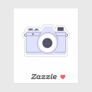 Purple Camera Sticker