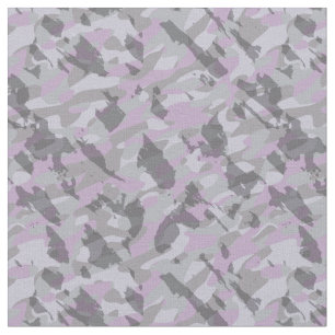 Purple Camo abstract Fabric