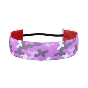 Purple Camo Athletic Headband