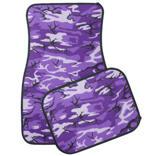 Purple Camo Car Floor Mat