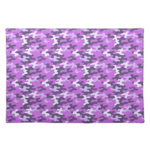 Purple Camo Cloth Placemat