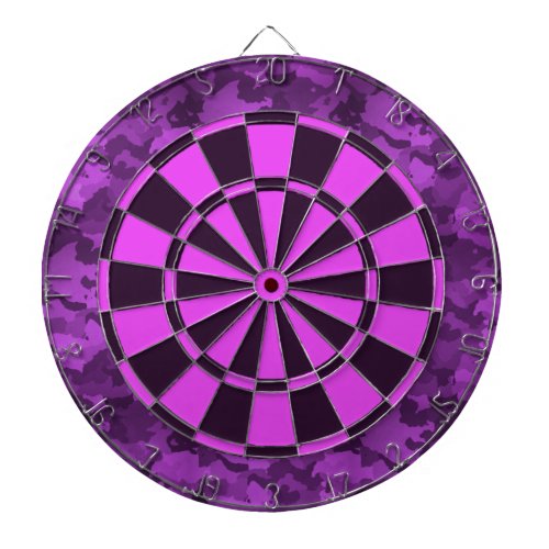 Purple Camo Dart Board