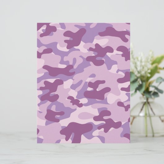 Purple Camo Design (Standing Front)