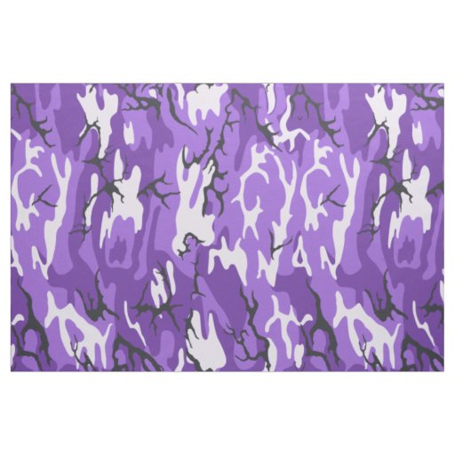 Purple Camo Fabric