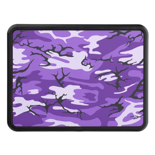 Purple Camo Hitch Cover (Front)