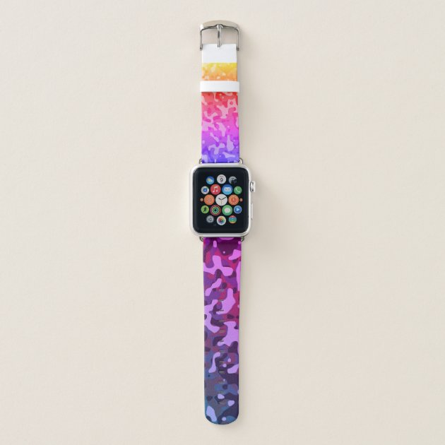 Purple Camo Hypebeast Apple Watch Band Zazzle