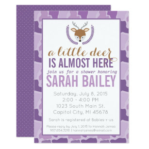 Camo Baby Shower Invitations Zazzle