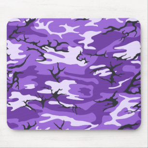 Purple Camo Mouse Pad