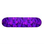 Purple Camo Skateboard Deck