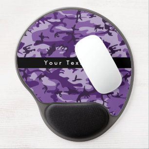Purple Camouflage, Camouflage, Military, Army Gel Mouse Pad