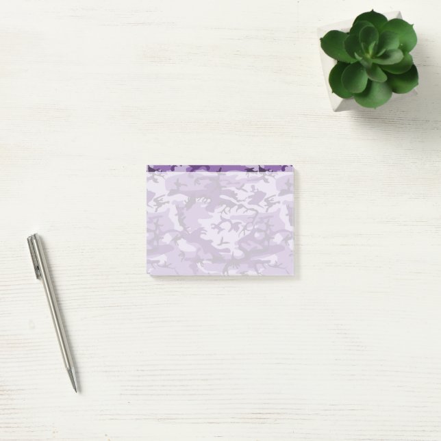 Purple Camouflage, Camouflage, Military, Army Post-it Notes (Office)