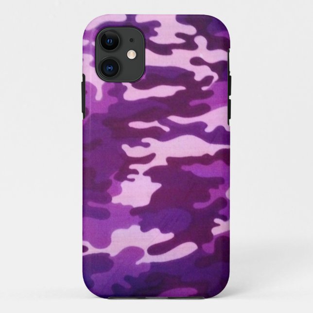 purple camouflage Case-Mate iPhone case (Back)