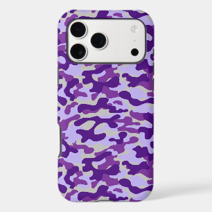 Purple Camouflage  iPhone 17 Pro Max Case