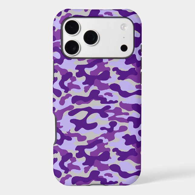Purple Camouflage  Case-Mate iPhone Case (Back)