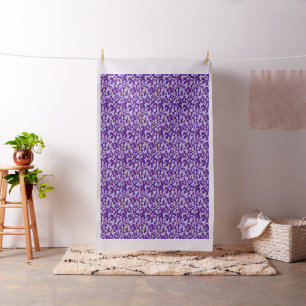 Purple Camouflage  Fabric