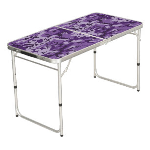 Purple Camouflage, Military, Army Beer Pong Table