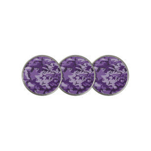 Purple Camouflage, Military, Army Golf Ball Marker