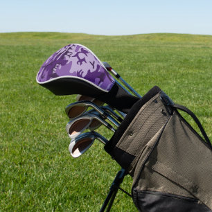 Purple Camouflage, Military, Army Golf Head Cover