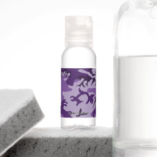 Purple Camouflage, Military, Army Hand Sanitizer