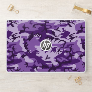 Purple Camouflage, Military, Army HP Laptop Skin