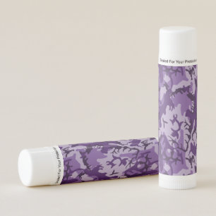 Purple Camouflage, Military, Army Lip Balm
