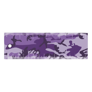 Purple Camouflage, Military, Army Ruler