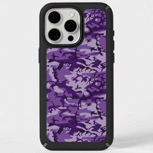 Purple Camouflage, Military, Army Speck iPhone Case (Front)