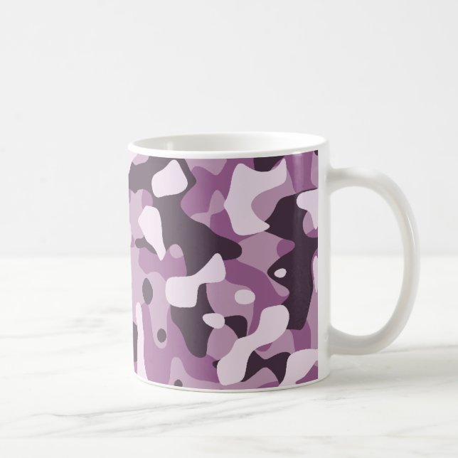Purple Camouflage Mug (Right)