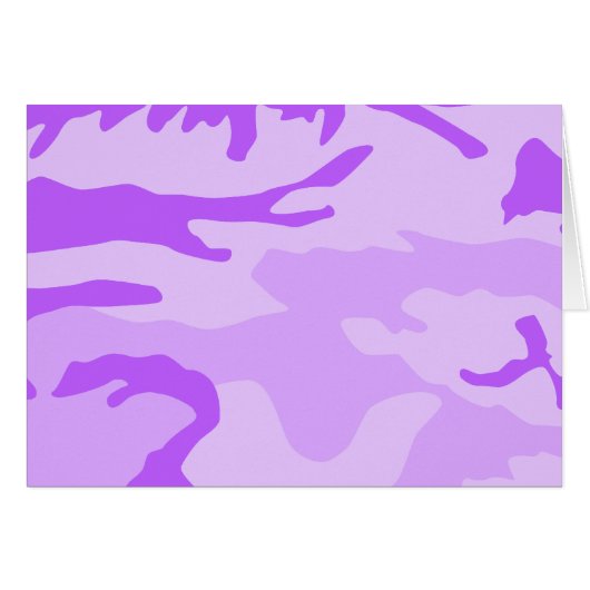 Purple Camouflage Pattern Cards (Front Horizontal)