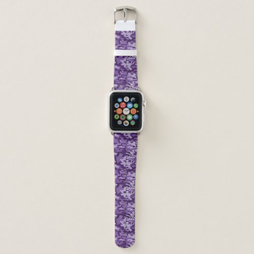 Purple Camouflage Pattern Military Pattern Army Apple Watch Band