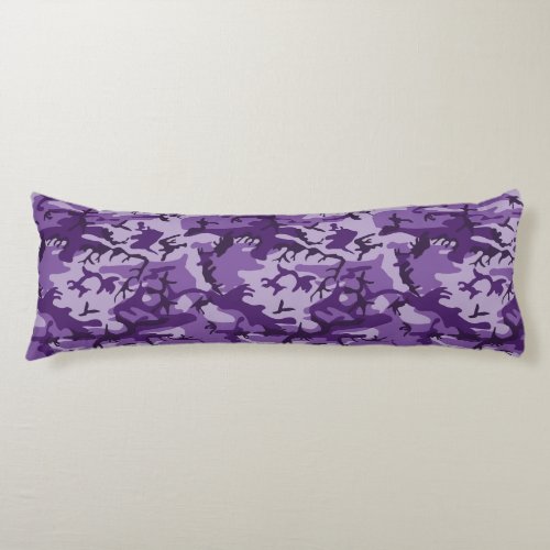 Purple Camouflage Pattern Military Pattern Army Body Pillow