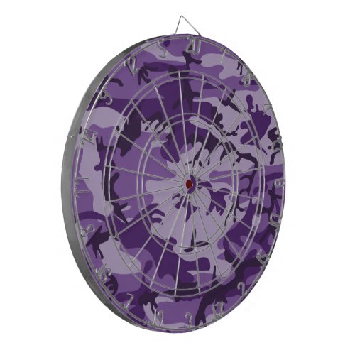 Purple Camouflage Pattern Military Pattern Army Dart Board